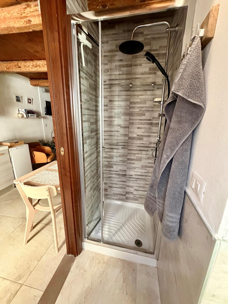 Shower Private shower in Casa Santa Barbara apartment